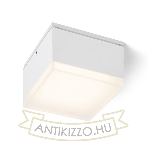 ORIN SQ mennyezeti lámpa fehér szatén akril 230V LED 10W IP54 3000K