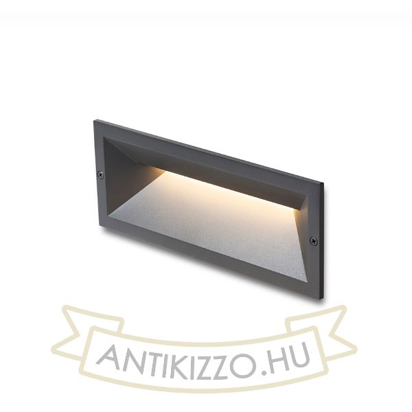 RAGG süllyesztett lámpa fekete 230V LED 12W IP65 3000K