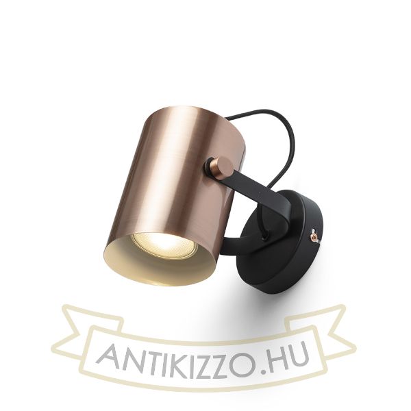 HAREN akasztható  réz/fekete 230V E27 15W