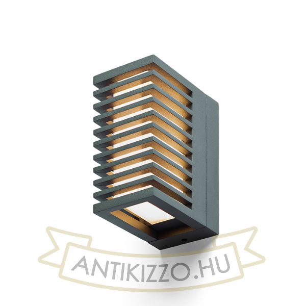 CLAIRE RC fali lámpa anrtracitszürke tej akril 230V LED 6W IP54 3000K