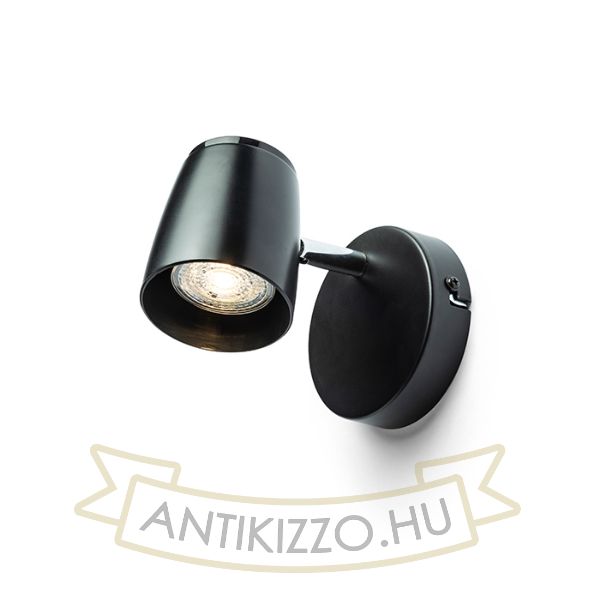 JOLI I fali lámpa fekete 230V LED GU10 10W