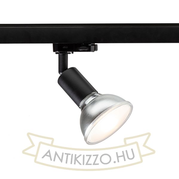 FAX E27 három áramkörös sínre fekete  230V E27 25W