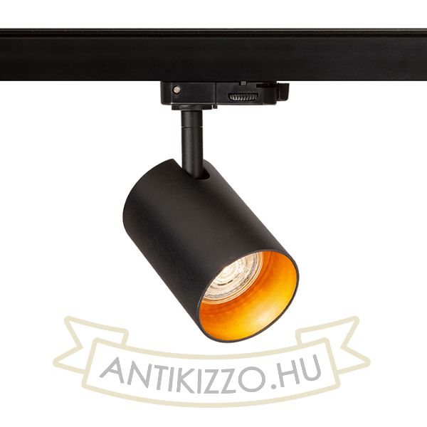 CONNOR három áramkörös sínre fekete/aranysárga  230V LED GU10 10W
