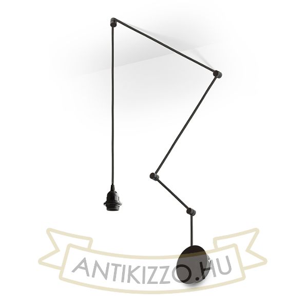 SPIDER I függesztő készlet fekete  230V E27 15W