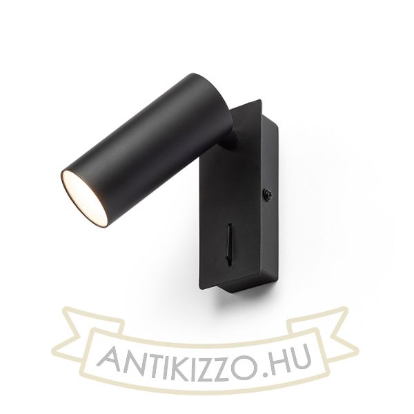 TAPIO I SQ fali lámpa fekete  230V LED 4.5W  3000K