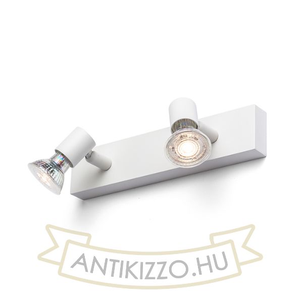 TRICA II fali lámpa fehér  230V GU10 2x25W