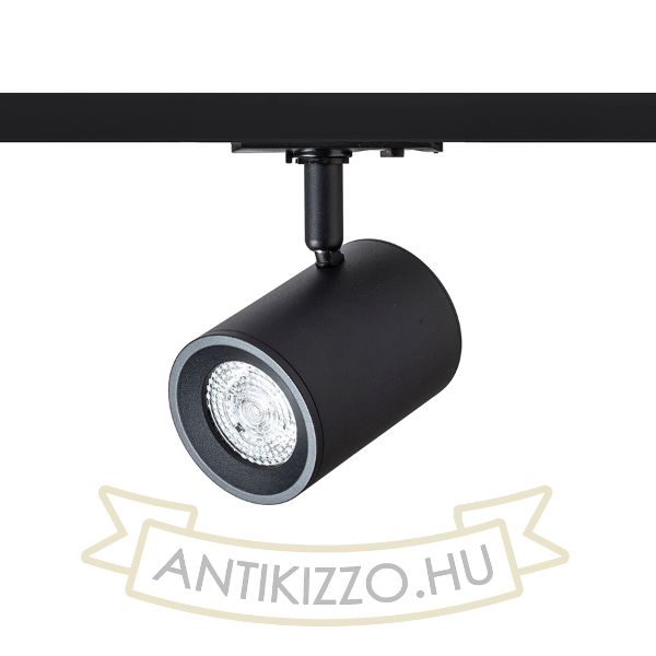 CADENZA egy áramkörös sínre fekete  230V LED GU10 10W