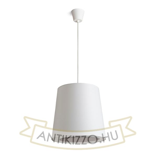 POLLOCK függö lámpa fehér/világosszürke 230V E27 28W