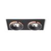 SHARM SQ II süllyesztett lámpa fekete/fekete réz 230V LED 2x10W 24°  3000K