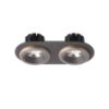 SHARM R II süllyesztett lámpa barna/gyöngyházarany  230V LED 2x10W 24°  3000K