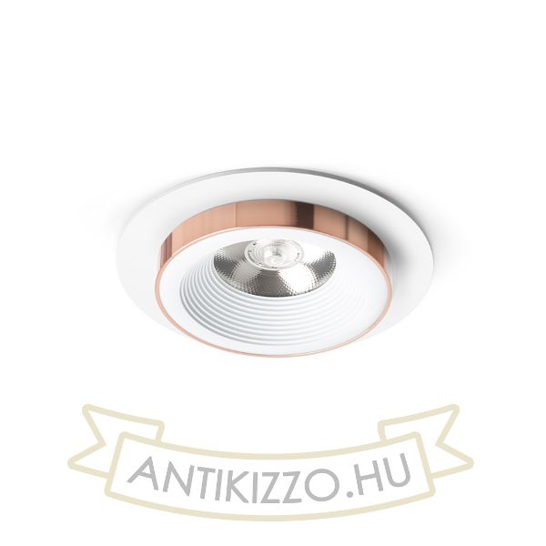 SHARM R I süllyesztett lámpa fehér réz 230V LED 10W 24°  3000K