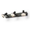 TRICA III fali lámpa fekete  230V GU10 3x25W