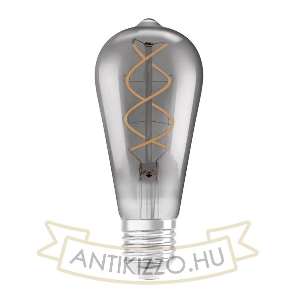 OSRAM Vintage Edison SPIRAL  füstös 230V E27 LED EQ25  1800K