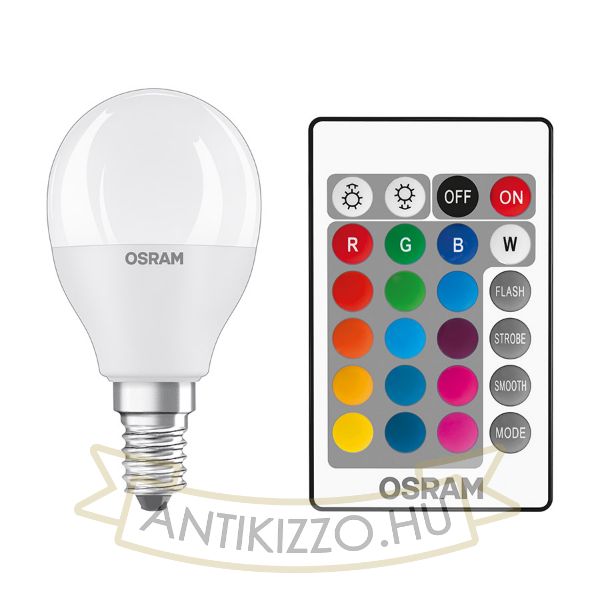 OSRAM RGBW ilum  matt 230V E14 LED EQ40  2700K