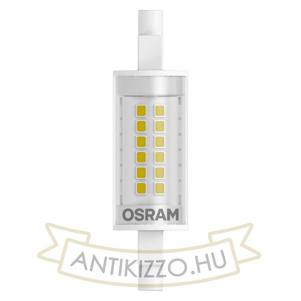 OSRAM SLIM LINE 78mm   világos 230V R7S LED EQ60 300°  2700K