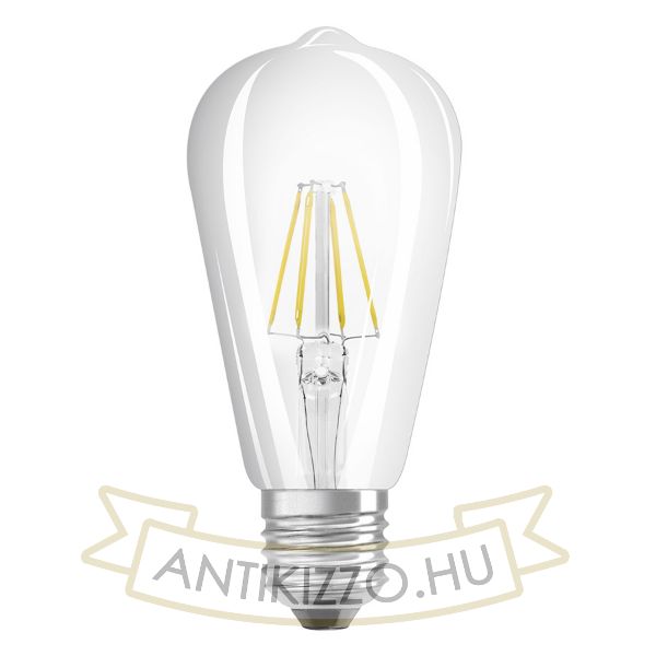 OSRAM Retrofit Edison   világos 230V E27 LED EQ40  2700K