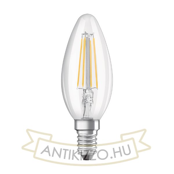 OSRAM Retrofit gyertya alakú izzó  világos 230V E14 LED EQ40  4000K