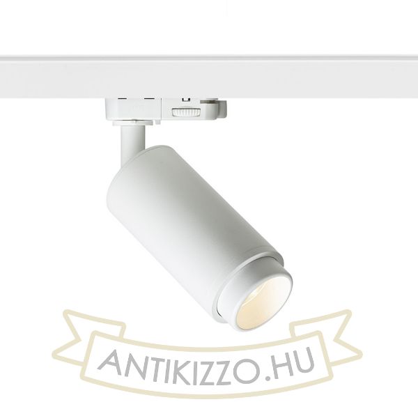 OPTIMUS három áramkörös sínre fehér 230V LED GU10 9W 10 50°