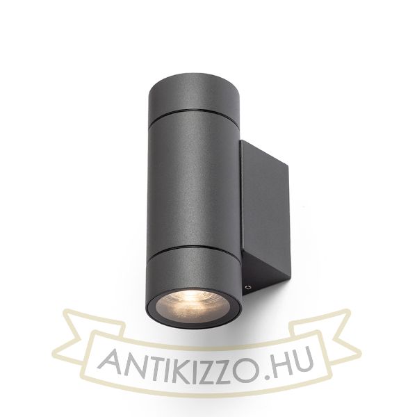 MIZZI NEW II fali lámpa ezüstszürke 230V GU10 35W IP65