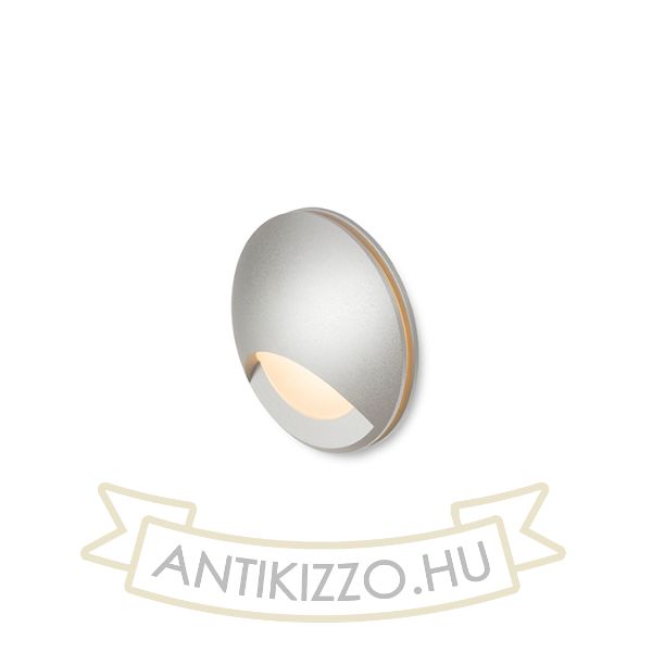 CLUB IND süllyesztett lámpa ezüstszürke  230V LED 3W IP54  3000K