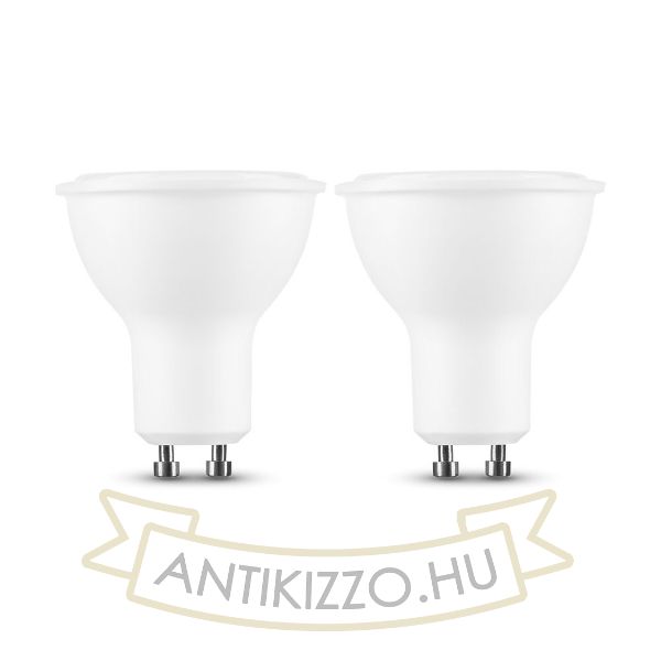 LED Izzó Spot Alu-Plastic 6W GU10 110° 4000K (550 lumen) dimm.