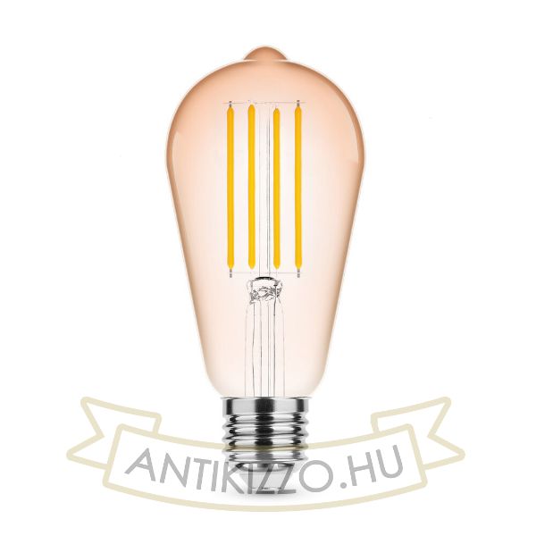 Modee Lighting LED Filament Amber ST64 4W E27 320° 1800K (360 lumen)