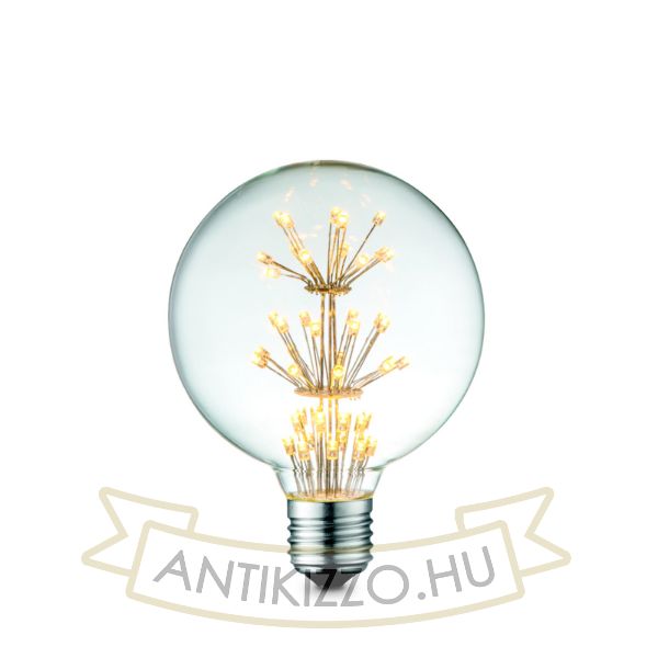 LED dekor izzó - G95 - 1,5 watt