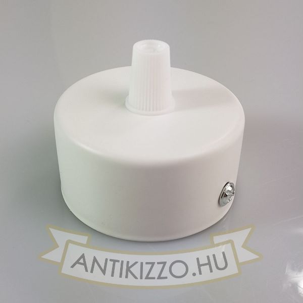 Fehér plafontárcsa mennyezetirózsa 60mm, oldal rögzítős