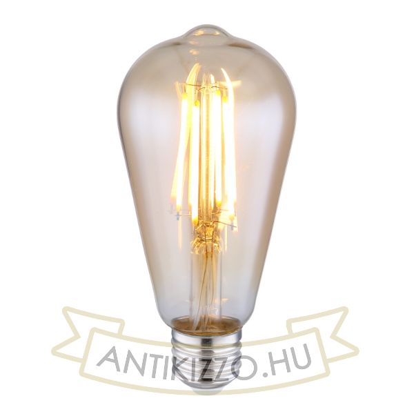 LED Izzó Filament ST64 7W E27 360° 2700K (720 lumen)