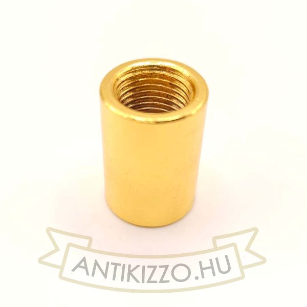 Belső menetes cső 2cm arany szín