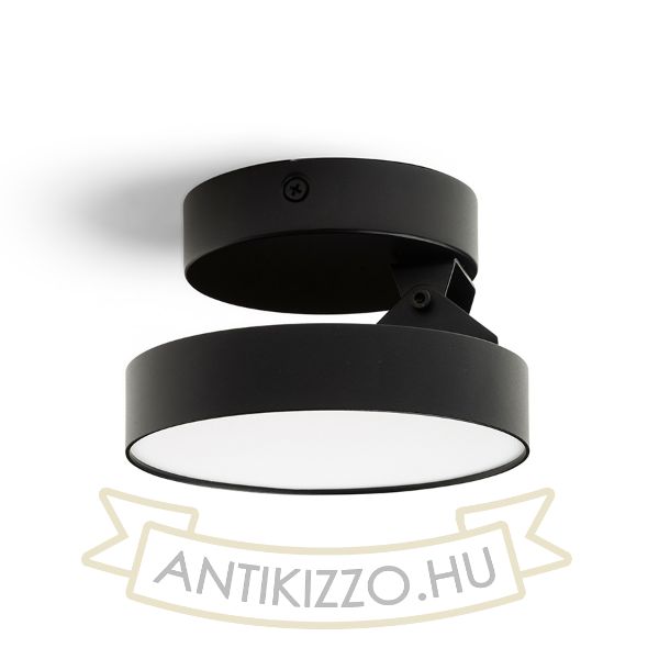 ARETHA felületre szerelhető fekete  230V LED 12W  3000K