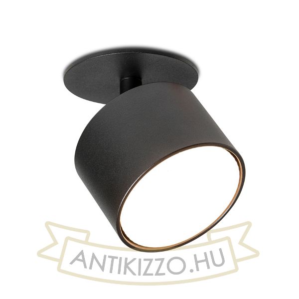 PIXEL süllyesztett lámpa fekete 230V LED GX53 7W