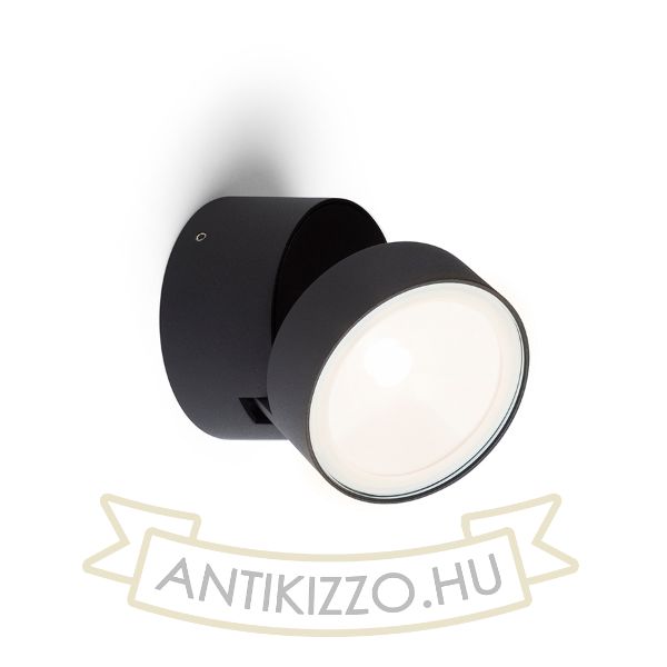 FLAVIO R felületre szerelhető fekete 230V LED 6W 110° IP54 3000K