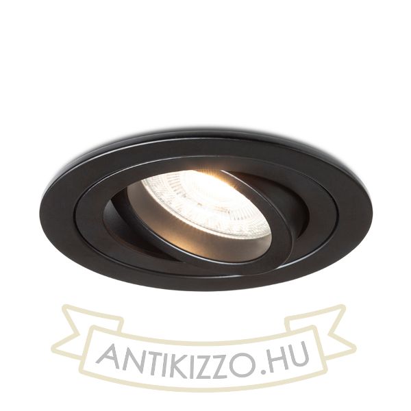 PASADENA GU10 R  süllyesztett lámpa fekete  230V LED GU10 7W