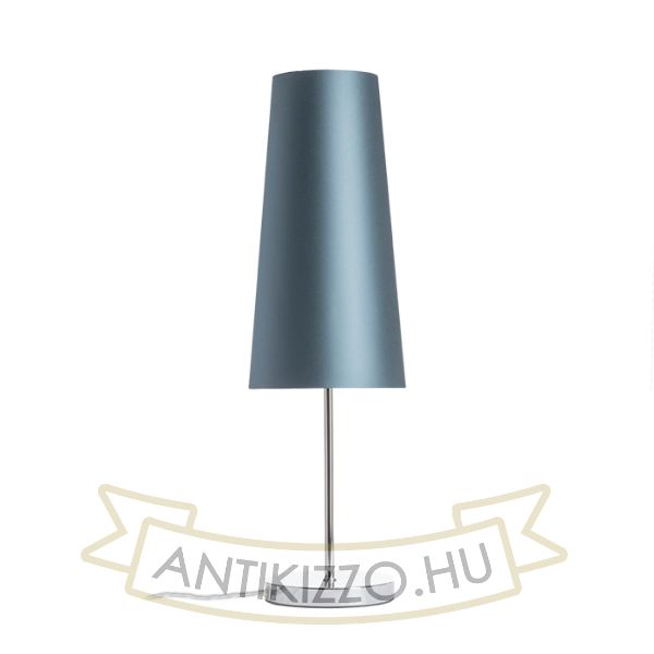 NYC/CONNY 15/30 asztali lámpa  Monaco petróleum kék/ezüst PVC/króm 230V LED E27 11W