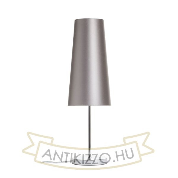 NYC/CONNY 15/30 asztali lámpa  Monaco galamb szürke/ezüst PVC/króm 230V LED E27 11W
