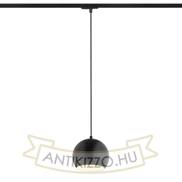 AGNETA egy áramkörös sínen függő lámpa fekete  230V LED E27 11W