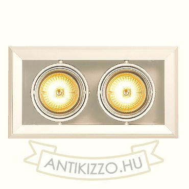 AIXLIGHT MOD 2 QRB111 süllyesztett lámpa krémfehér 12V G53 2x50W