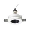DAYTONA rögzített lámpa gipsz/fekete 230V LED GU10 8W