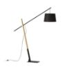 DANTE állólámpa fekete fa 230V LED E27 15W
