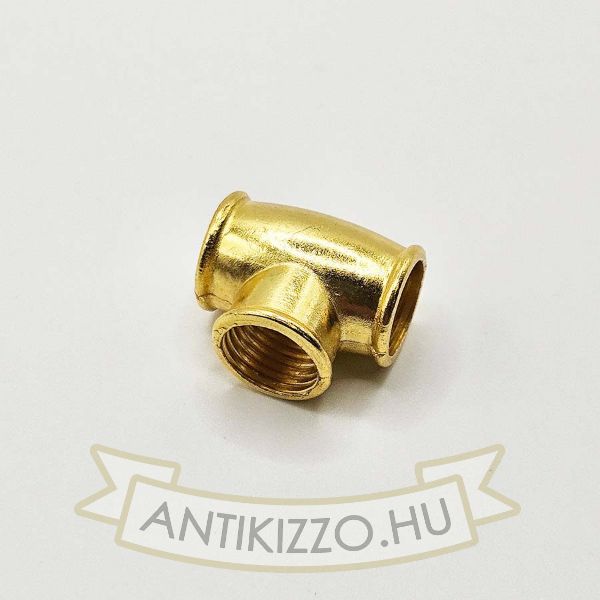 Arany T idom 3xM10  belső menettel - 20mmx17mm